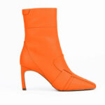 Fave Mid Boots in Electric Bright Orange 1