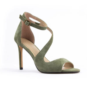 Twilight Strap Heels in Olive Green 4